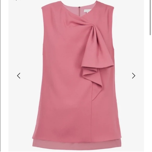 Ted Baker sculpted bow sleeveless top - Picture 2 of 10